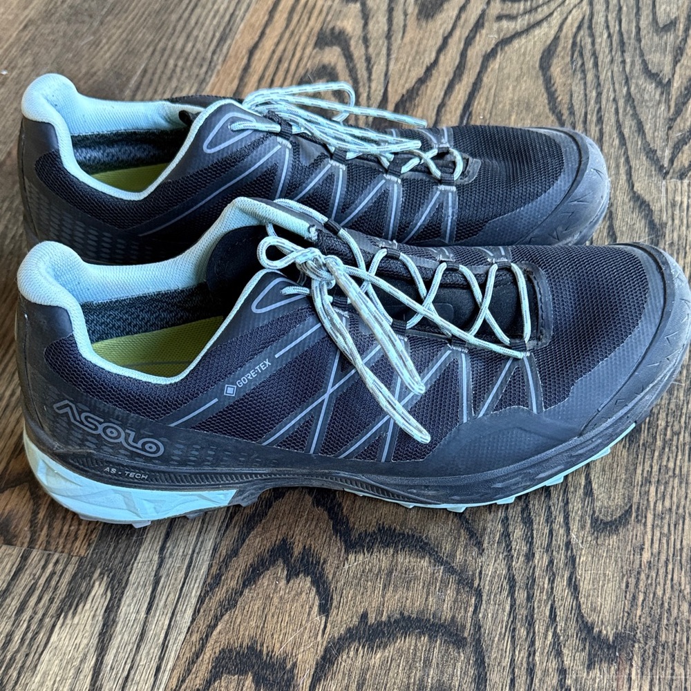Asolo womens’s Black and Gray Athletic Shoes - worn 2x